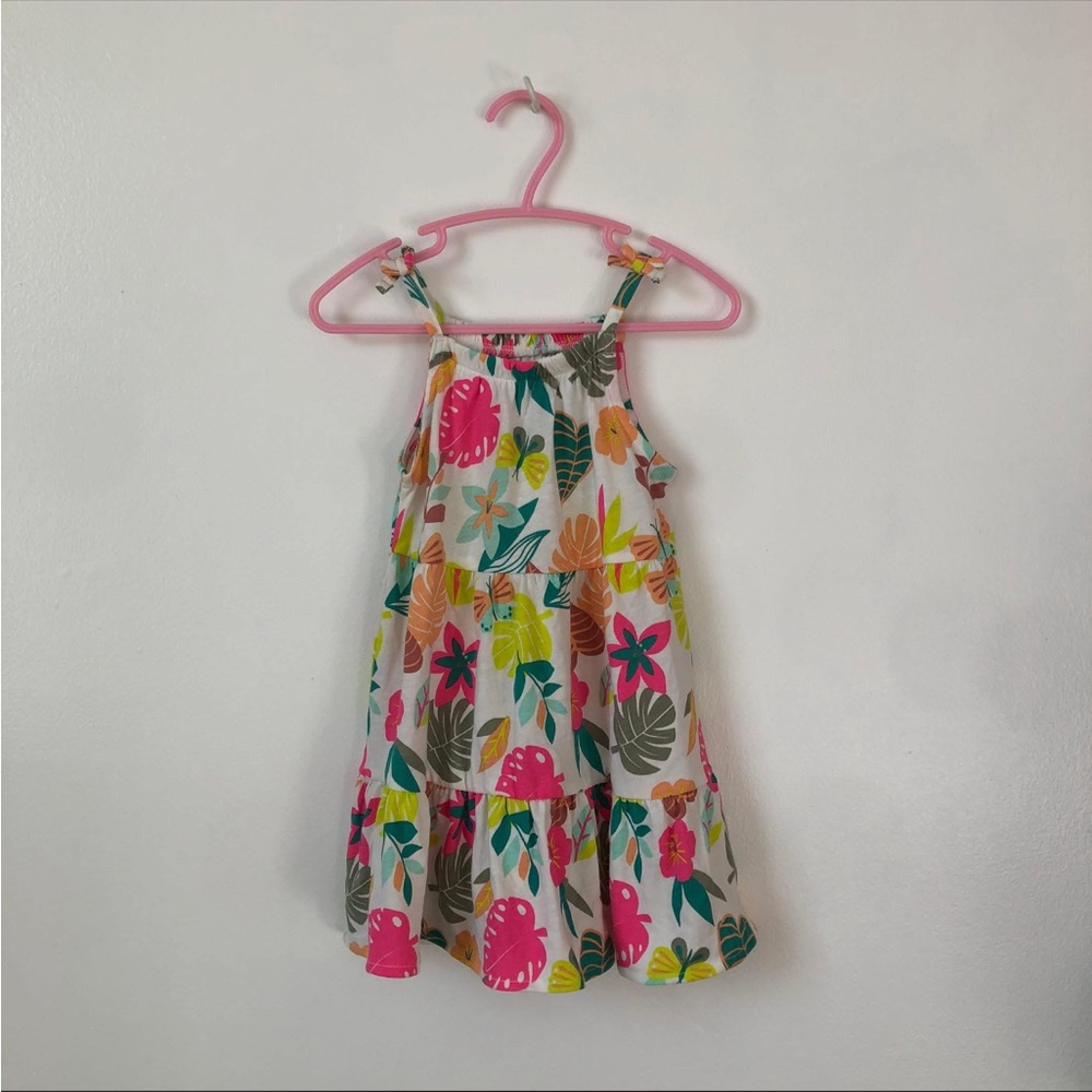 Toddler George Tropical Floral Summer Sundress